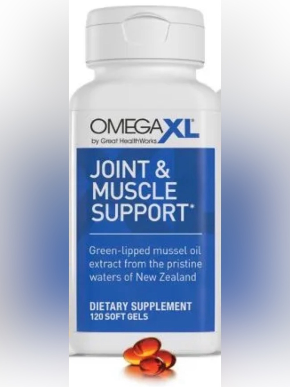 Great Healthworks Omega XL Joint & Muscle Support 120 Soft Gels